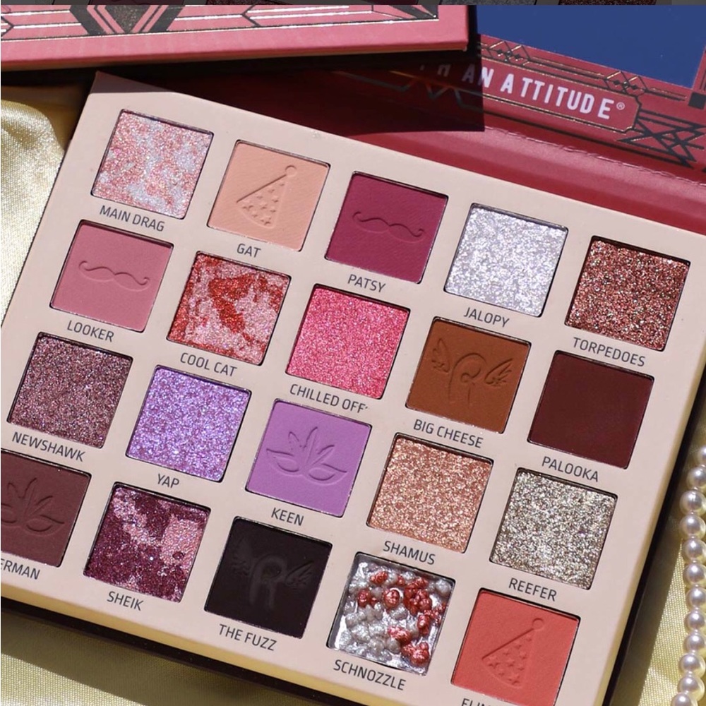 NEW ~ The Roaring 20’s Eyeshadow Pallet *Excessive*  by RUDE COSMETICS